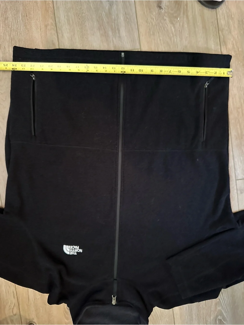 The North Face Black Lightweight Full-Zip Fleece Jacket